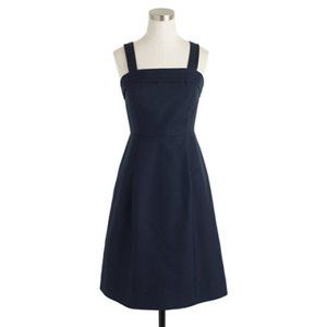 Women's NWT J Crew MARIE DRESS IN COTTON CADY a0322 size 6 color seaport blue